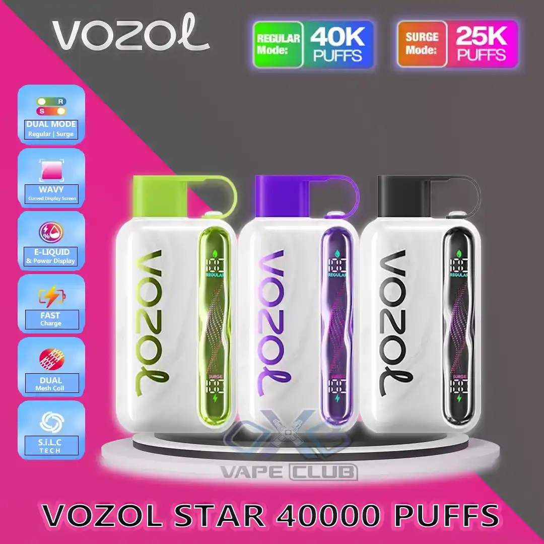 پاد یکبار‌مصرف وزول استار نیکوتین 20/50 میلی گرم (تعداد پاف 40000)
