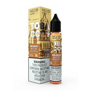 سالت ویگاد تنباکو بلژیکی تافی کره ای  | VGOD TOBACCO BELGIAN BUTTER SCOTCH SALT JUICE 
