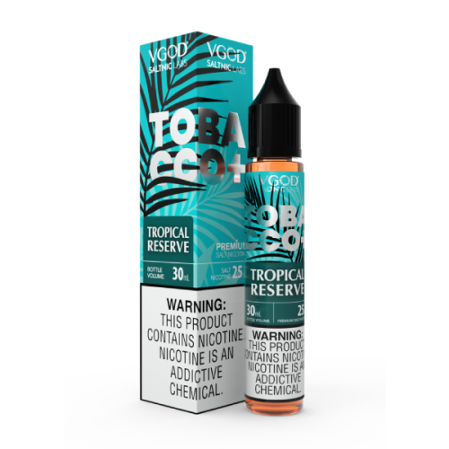 ایجوس سالت ویگاد توباکو پلاس تنباکو گرمسیری | VGOD TOBACCO+ TROPICAL RESERVE SALT JUICE 