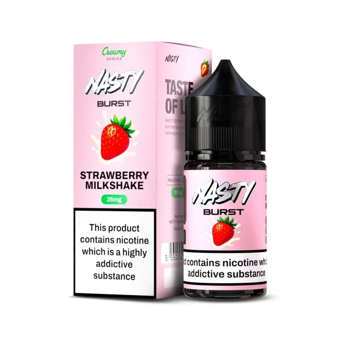 سالت نستی برست میلک شیک توتفرنگی | NASTY BURST STRAWBERRY MILKSHAKE SALT