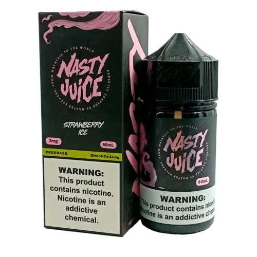ایجوس نستی توتفرنگی یخ | NASTY STRAWBERRY ICE JUICE