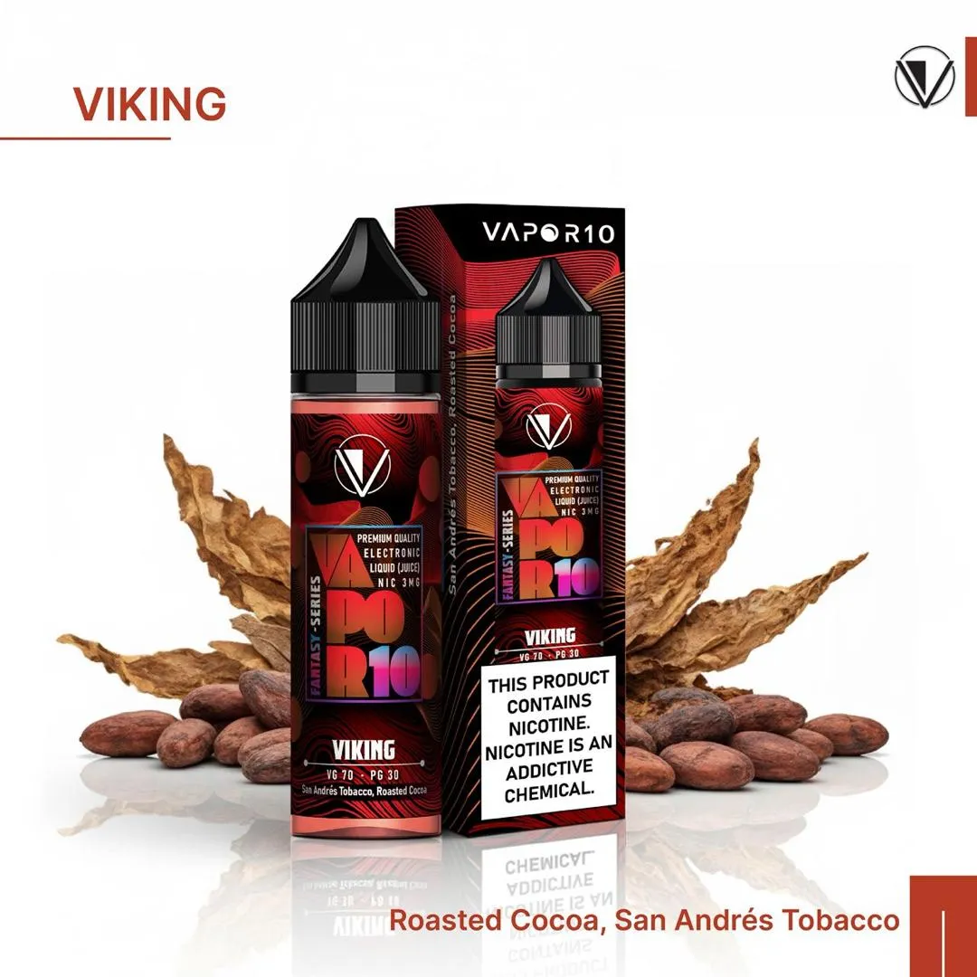 جویس ویپرتن10 تنباکو شکلات | VAPOR10 FANTASY SERIES VIKING JUICE