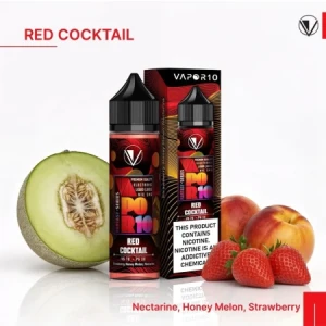 جویس ویپرتن10 طالبی هلو توت فرنگی | VAPOR10 FANTASY SERIES RED COCKTAIL JUICE