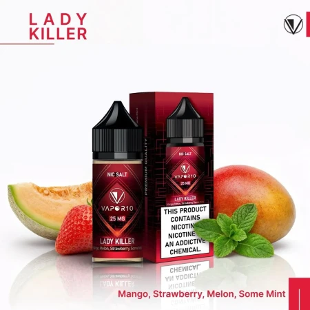 سالت ویپرتن انبه توت فرنگی طالبی نعنا | VAPOR10 FANTASY SERIES LADY KILLER