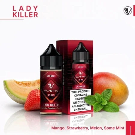 سالت ویپرتن انبه توت فرنگی طالبی نعنا | VAPOR10 FANTASY SERIES LADY KILLER