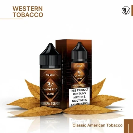 سالت ویپرتن تنباکو کلاسیک | VAPOR10 WESTERN TOBACCO SALT 