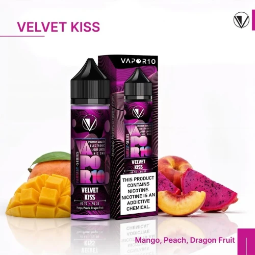 جویس ویپرتن10 انبه هلو دراگون | VAPOR10 FANTASY SERIES VELVET KISS JUICE