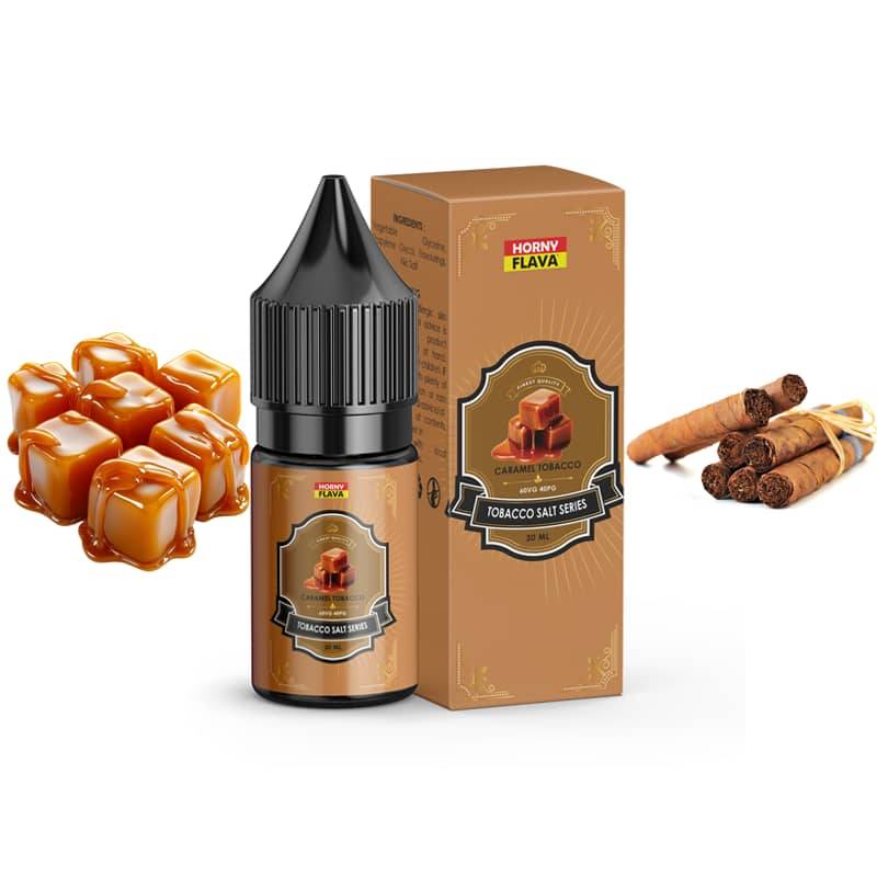 سالت هرنی تنباکویی تنباکو کارامل | HORNY SALT CARAMEL TOBACCO