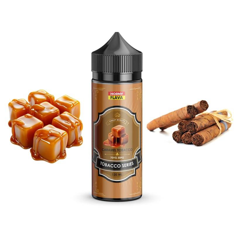 جویس هرنی تنباکویی تنباکو کارامل | HORNY CARAMEL TOBACCO SERIES JUICE
