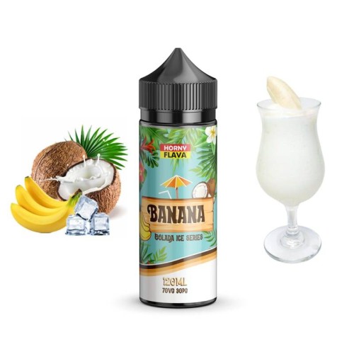 جویس هرنی موز کولادا یخ | HORNY BANANA COLADA ICE JUICE