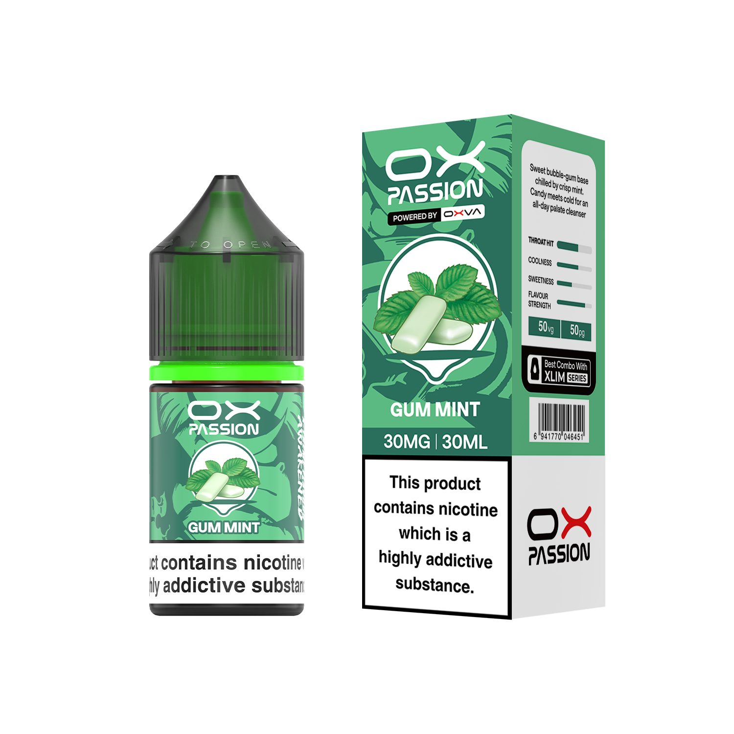 سالت اکسوا پشن آدامس نعنا | OXVA PASSION GUM MINT SALT 