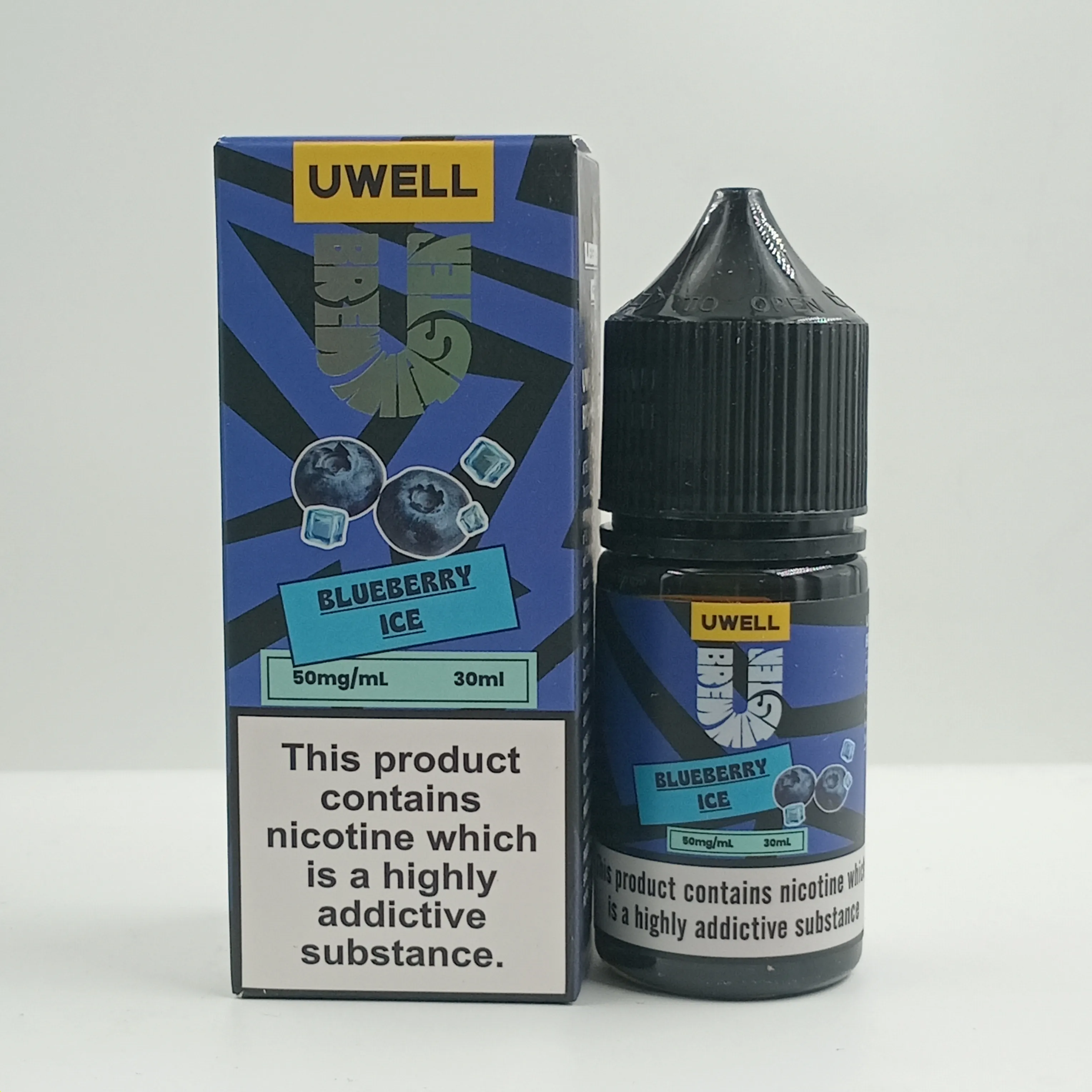 سالت نیکوتین یوول طعم بلوبری یخ | UWELL BLUEBERRY ICE SALT JUICE