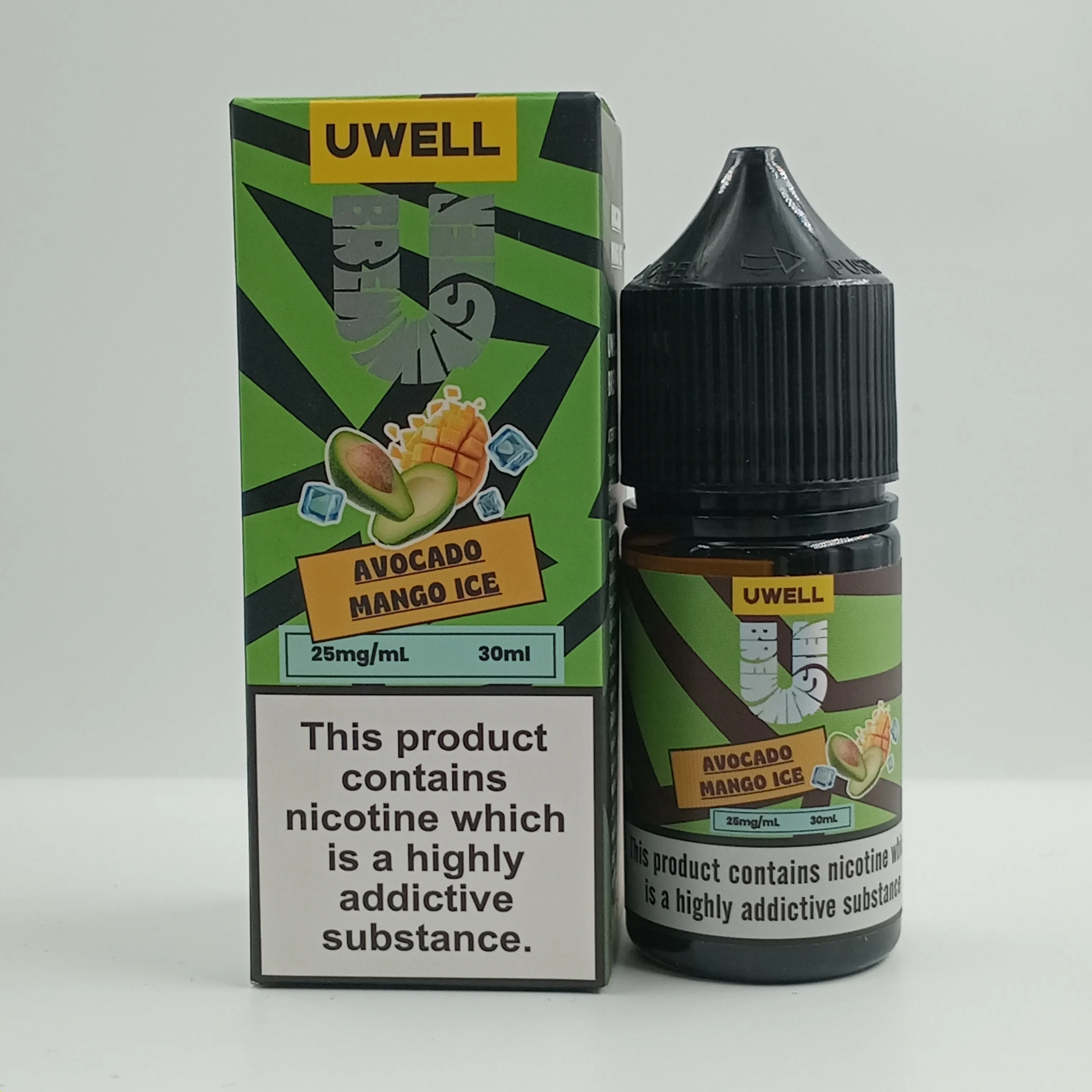 سالت نیکوتین یوول طعم آووکادو انبه یخ | UWELL AVOCADO MANGO ICE SALT JUICE 