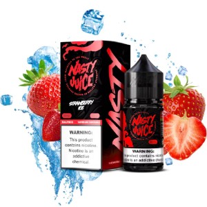سالت نستی توتفرنگی یخ | NASTY STRAWBERRY ICE