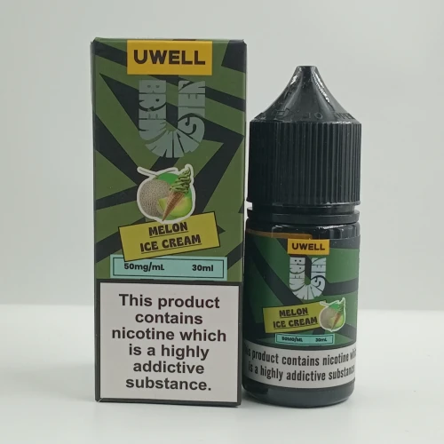 سالت نیکوتین یوول طعم بستنی طالبی | UWELL MELON ICE CREAM SALT JUICE