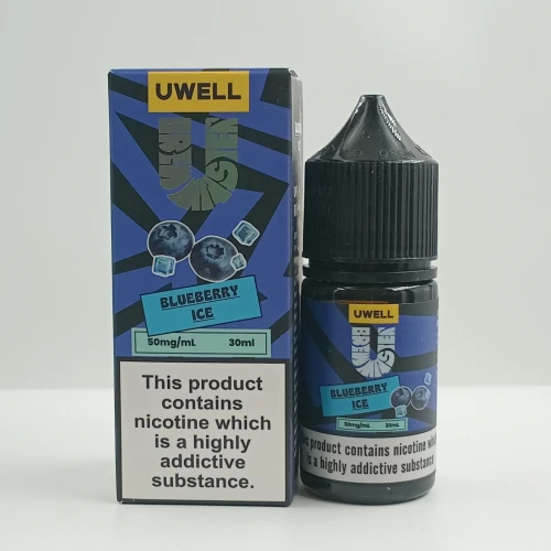 سالت نیکوتین یوول طعم بلوبری یخ | UWELL BLUEBERRY ICE SALT JUICE