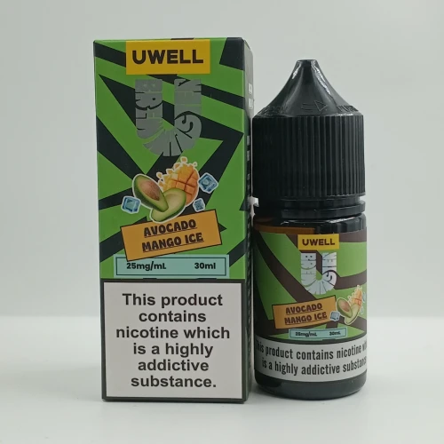 سالت نیکوتین یوول طعم آووکادو انبه یخ | UWELL AVOCADO MANGO ICE SALT JUICE 