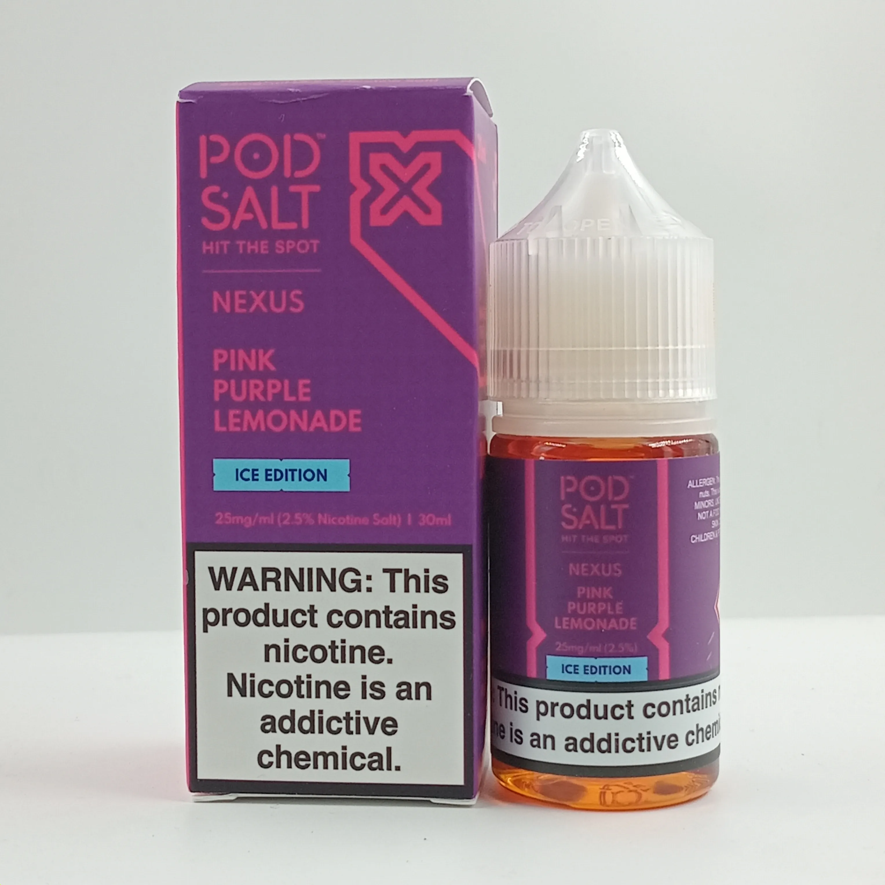 سالت پاد سالت لیموناد صورتی و بنفش یخ | POD SALT NEXUS PINK PURPLE LEMONADE ICE 