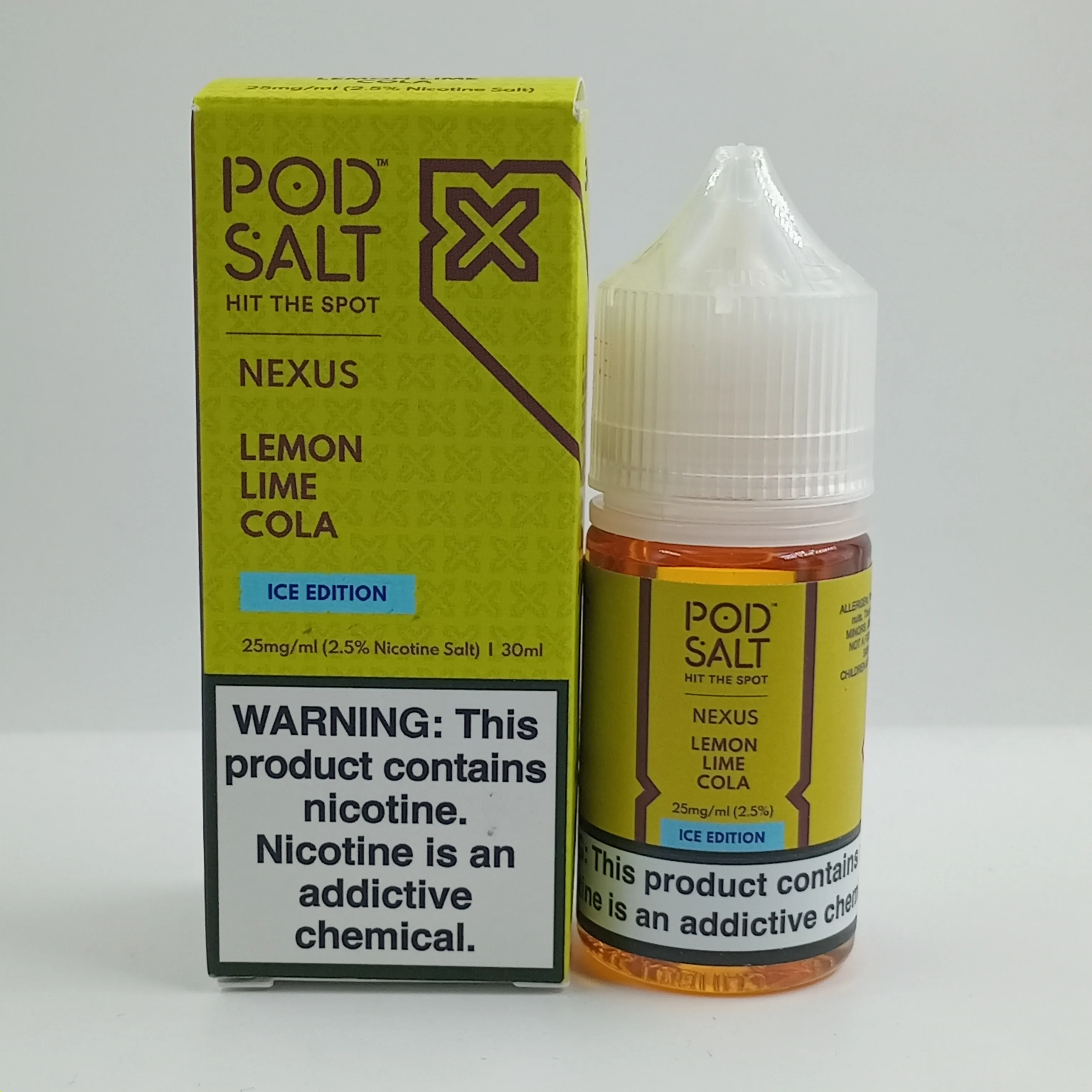 سالت پاد سالت نوشابه لیمو زرد و سبز یخ | POD SALT NEXUS LEMON LIME COLA ICE SALT