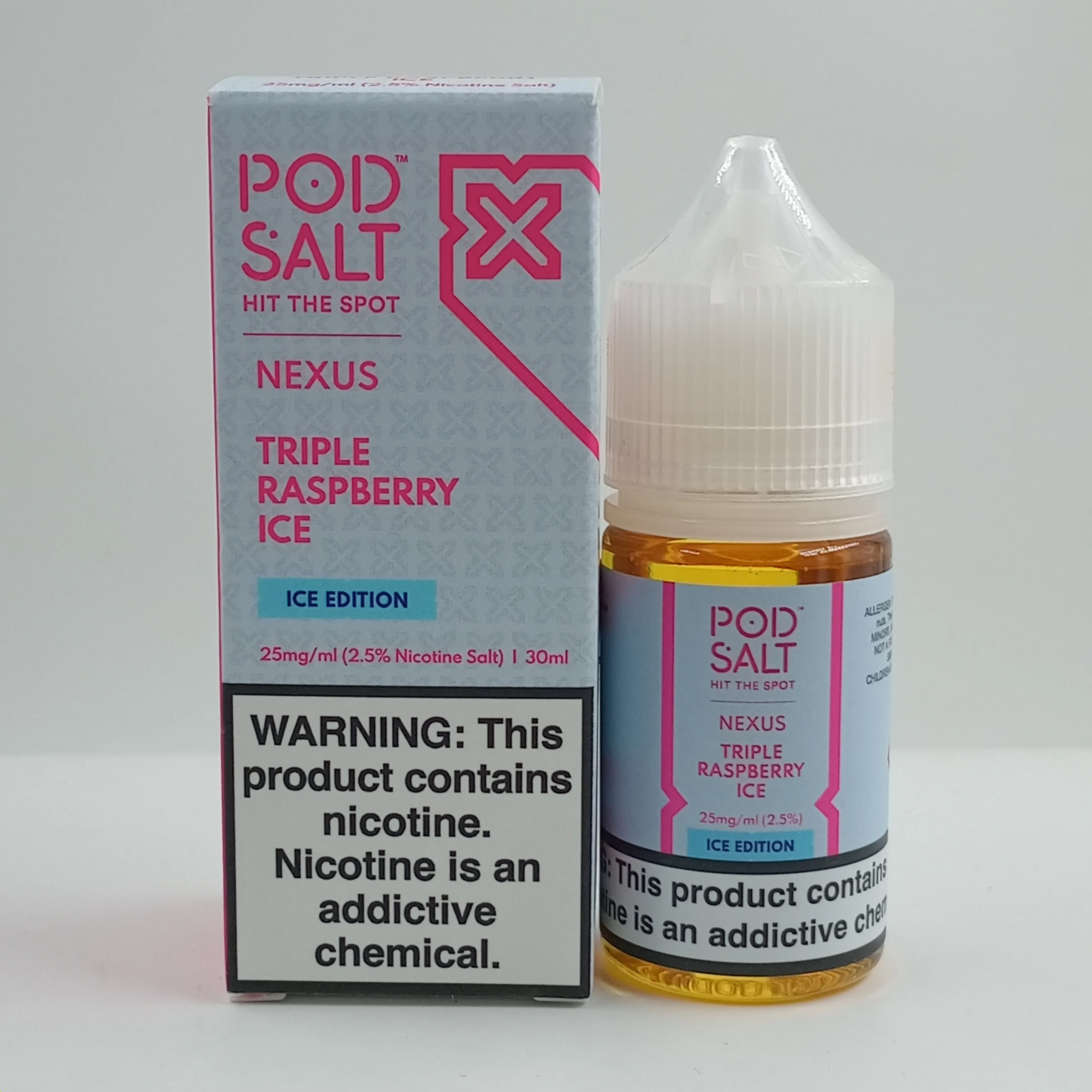 سالت پادسالت تمشک یخ | POD SALT NEXUS TRIPLE RASPBERRY ICE ICE EDITION