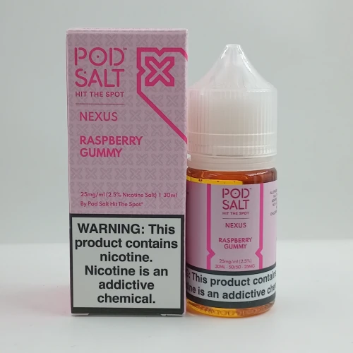 پاد سالت پاستیل تمشک | POD SALT NEXUS RASPBERRY GUMMY 