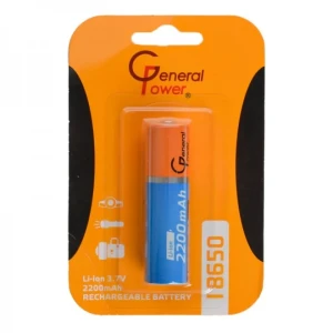 باتری لیتیومی GENERAL POWER 2200mAh 18650 BATTERY | GENERAL POWER 18650 2200mAh 