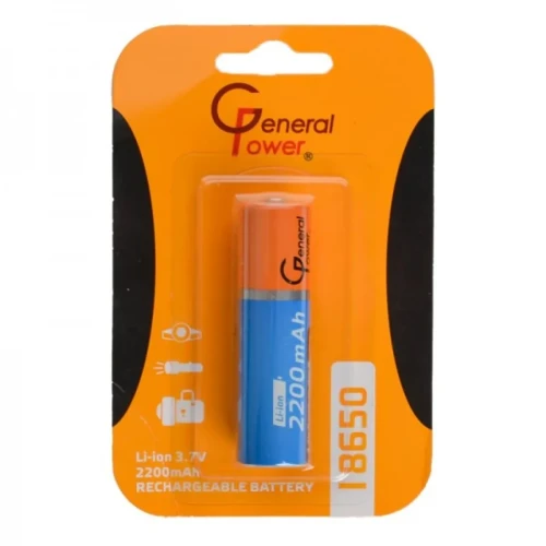 باتری لیتیومی GENERAL POWER 2200mAh 18650 BATTERY | GENERAL POWER 18650 2200mAh 