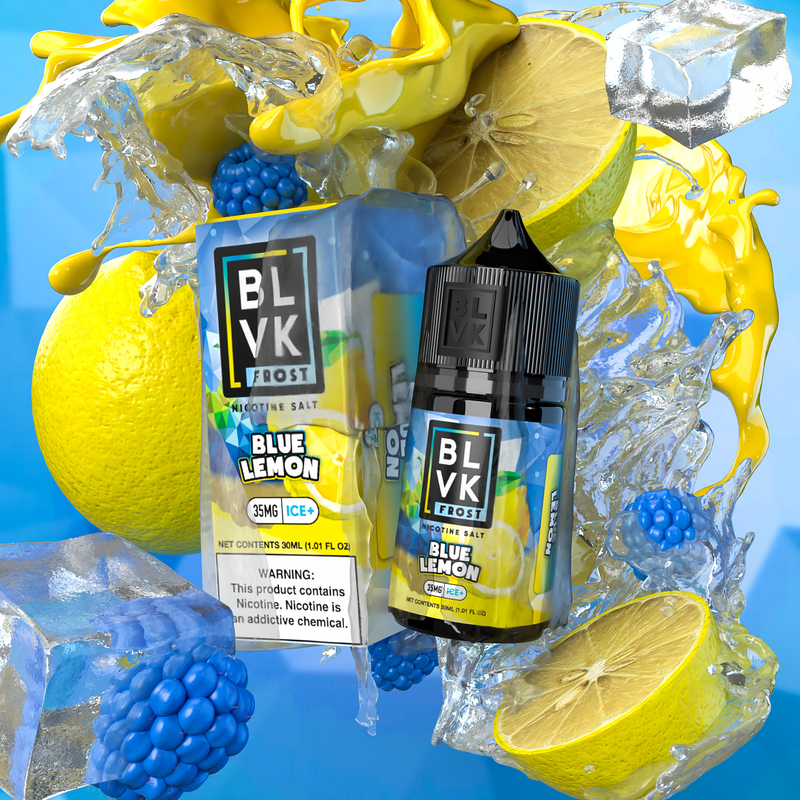 سالت بی ال وی کی بلوبری لیمو یخ | BLVK BLUE LEMON ICE SALT