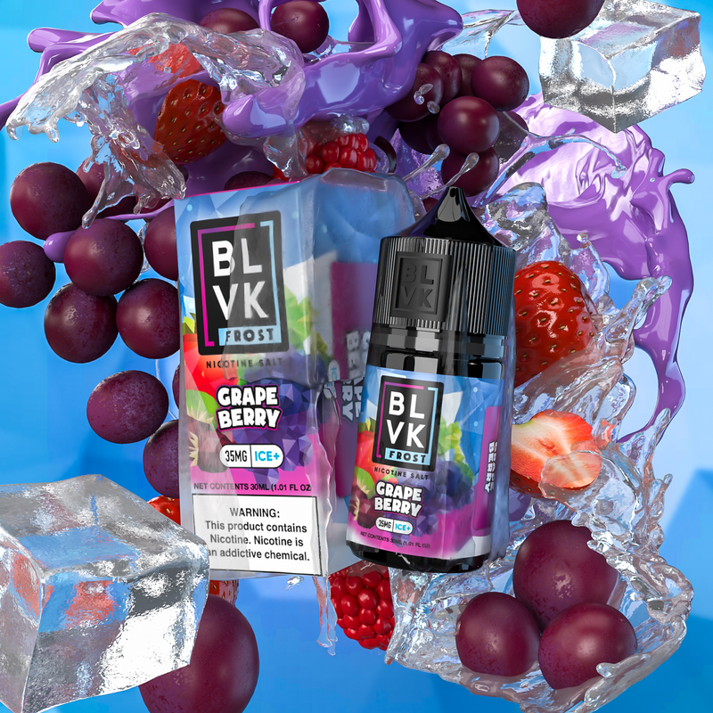 سالت بی ال وی کی انگور بری یخ | BLVK GRAPE BERRY ICE SALT
