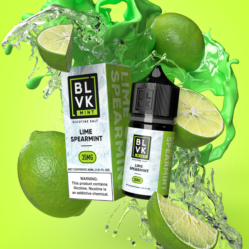 سالت بی ال وی کی لیمو نعنا یخ | BLVK LIME SPEARMINT ICE SALT