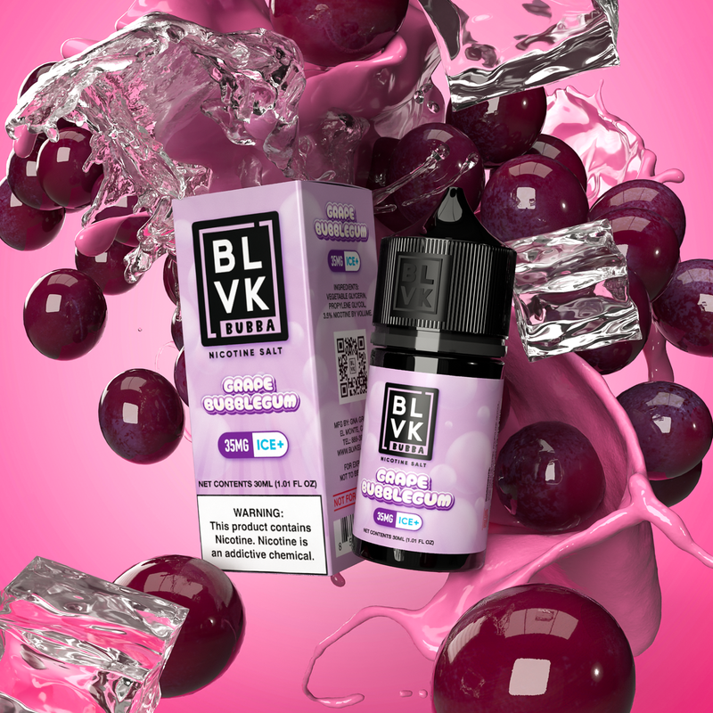 سالت بی ال وی کی آدامس انگور یخ | BLVK GRAPE BUBBLEGUM ICE SALT