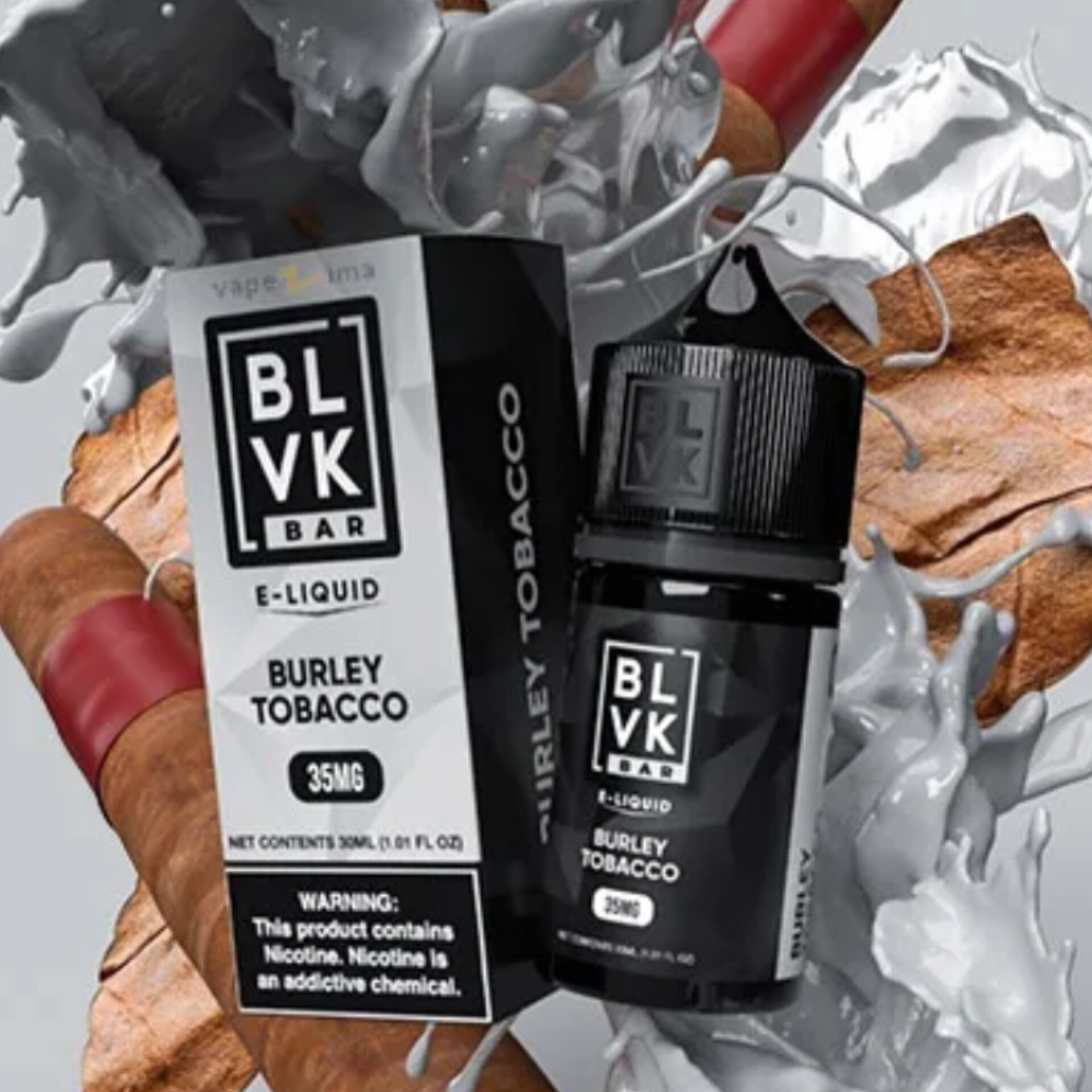 سالت بی ال وی کی تنباکو | BLVK BURLEY TOBACCO SALT