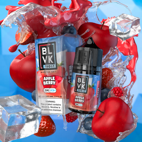 سالت بی ال وی کی سیب بلوبری یخ | BLVK APPLE BERRY ICE SALT