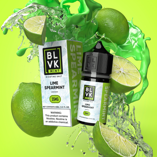 سالت بی ال وی کی لیمو نعنا یخ | BLVK LIME SPEARMINT ICE SALT