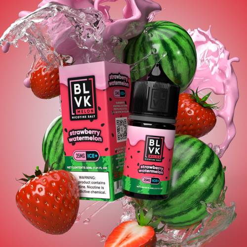 سالت بی ال وی کی توتفرنگی هندوانه یخ | BLVK STRAWBERRY WATERMELON ICE SALT