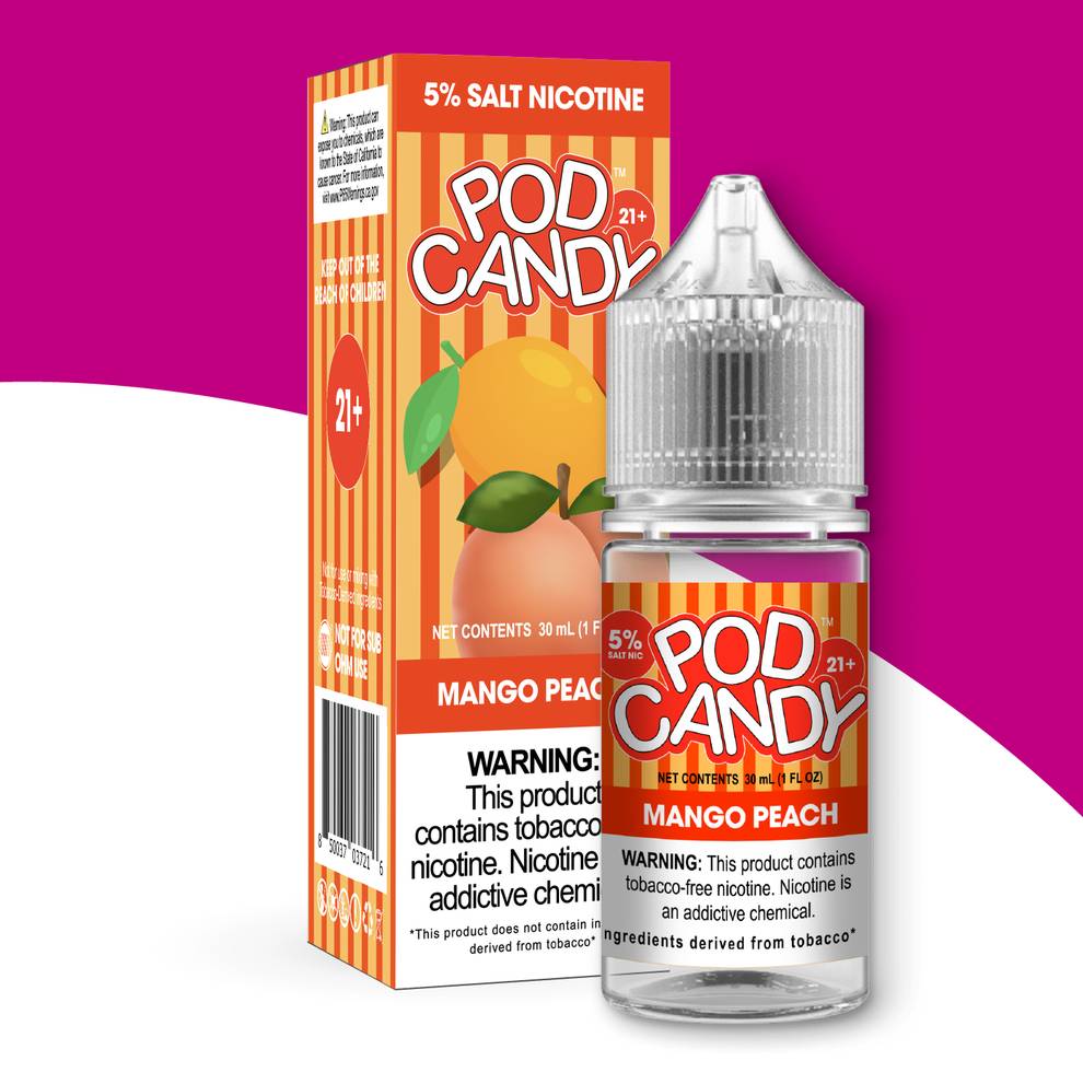 سالت پاد کندی انبه هلو | POD CANDY SALT MANGO PEACH