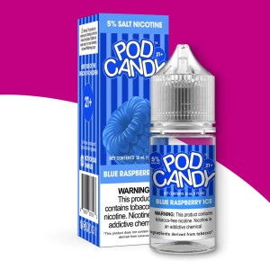 سالت پاد کندی تمشک آبی یخ | POD CANDY SALT BLUE RASPBERRY ICE