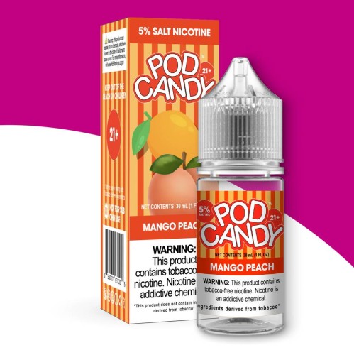 سالت پاد کندی انبه هلو | POD CANDY SALT MANGO PEACH