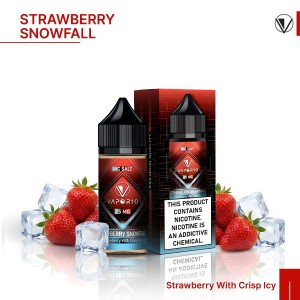 سالت ویپرتن10 توتفرنگی | VAPOR10 STRAWBERRY SNOWFALL SALT 