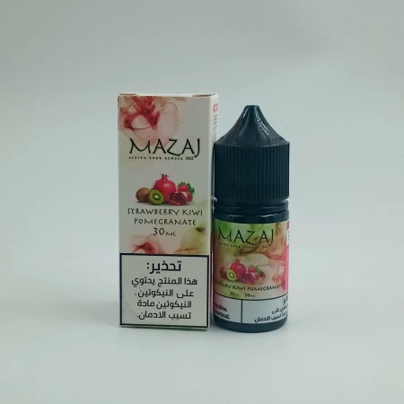 سالت مزاج توتفرنگی کیوی انار | MAZAJ STRAWBERRY KIWI POMEGRENATE SALT