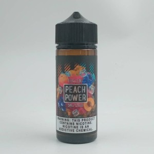 جویس سامز ویپ هلو بلوبری تمشک یخ | SAMS VAPE FROZEN PEACH POWER JUICE 