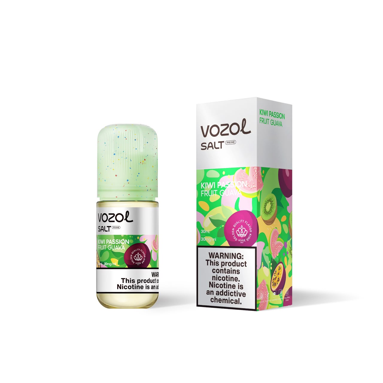 سالت وزول کیوی پشن فروت گوآوا | VOZOL SALT KIWI PASSION FRUIT GUAVA