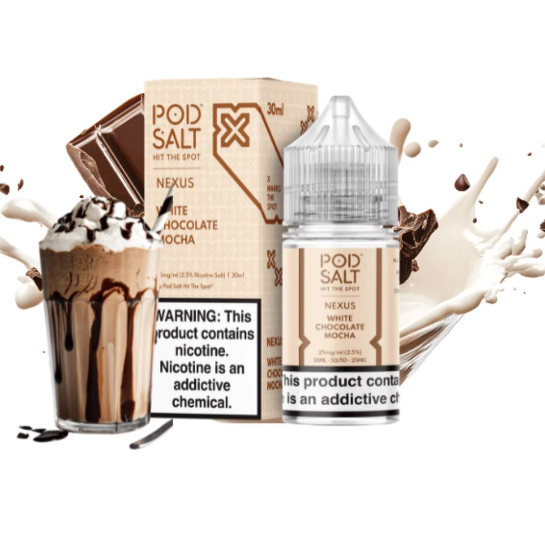 سالت پاد سالت شکلات سفید موکا | POD SALT NEXUS WHITE CHOCOLATE MOCHA
