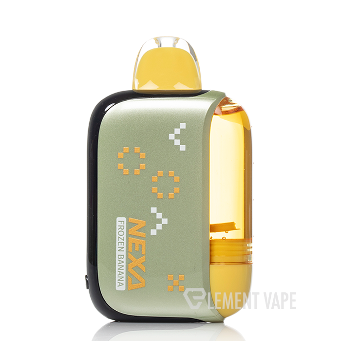 پاد یکبارمصرف نکسا پیکس نیکوتین 50 میلی گرم ( تعداد پاف 35000) طعم موز یخ