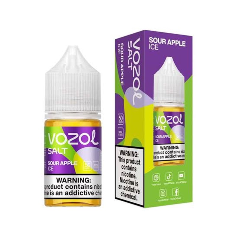 سالت وزول سیب ترش یخ | VOZOL SALT SOUR APPLE ICE