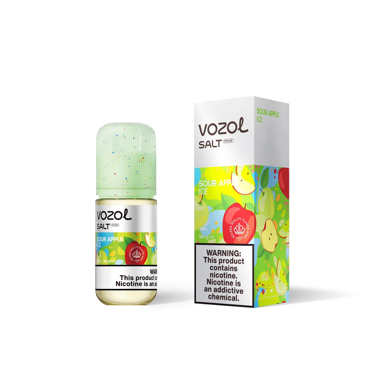 سالت وزول سیب ترش یخ | VOZOL SALT SOUR APPLE ICE