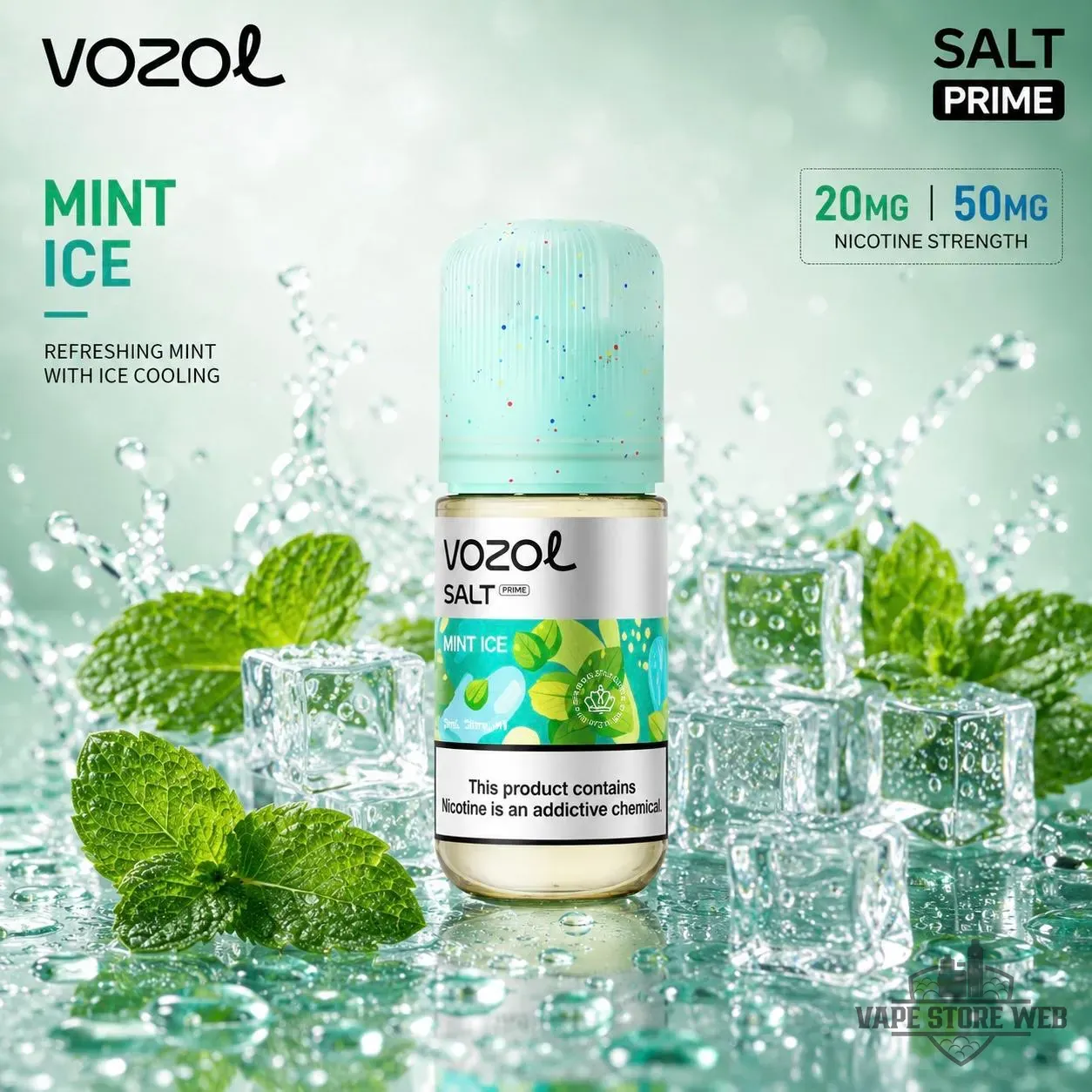 سالت وزول نعنا یخ حجم | VOZOL SALT MINT ICE 