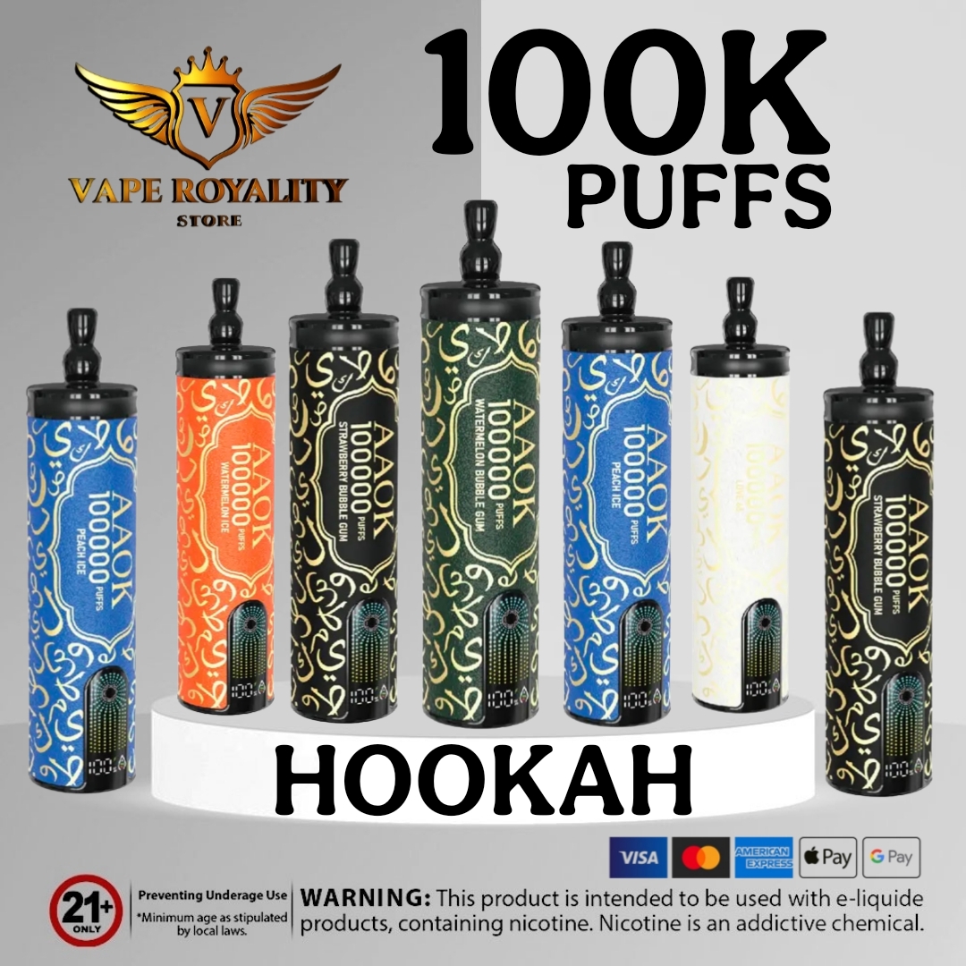 پاد یکبارمصرف AAOK نیکوتین 6میلی گرم ( تعداد پاف 100000 پاف)