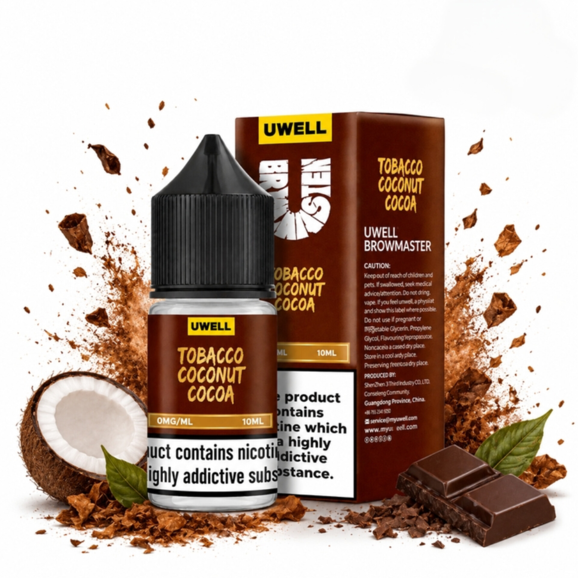  سالت نیکوتین یوول طعم شکلات نارگیلی | SALT TOBACCO COCONUT COCOA