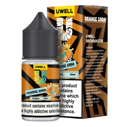سالت نیکوتین یوول نوشابه پرتقال | UWELL ORANGE SODA SALT JUICE